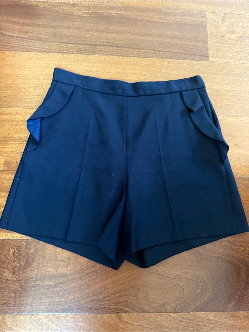 Sandro High waisted navy shorts size 8